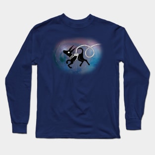 Wednesday Pup in Space Long Sleeve T-Shirt